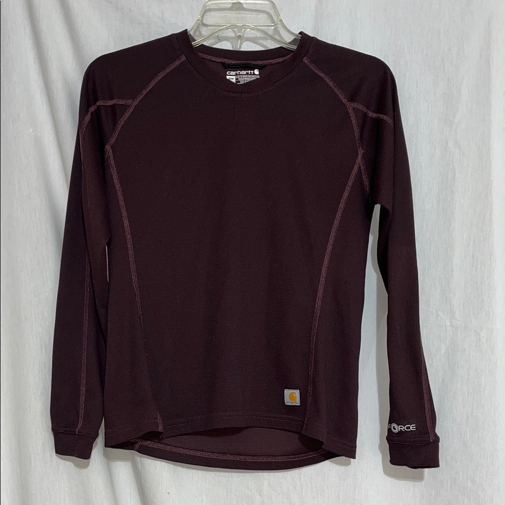 Carhartt Force Women’s Purple Long  Sleeve Tee Small(4-6)